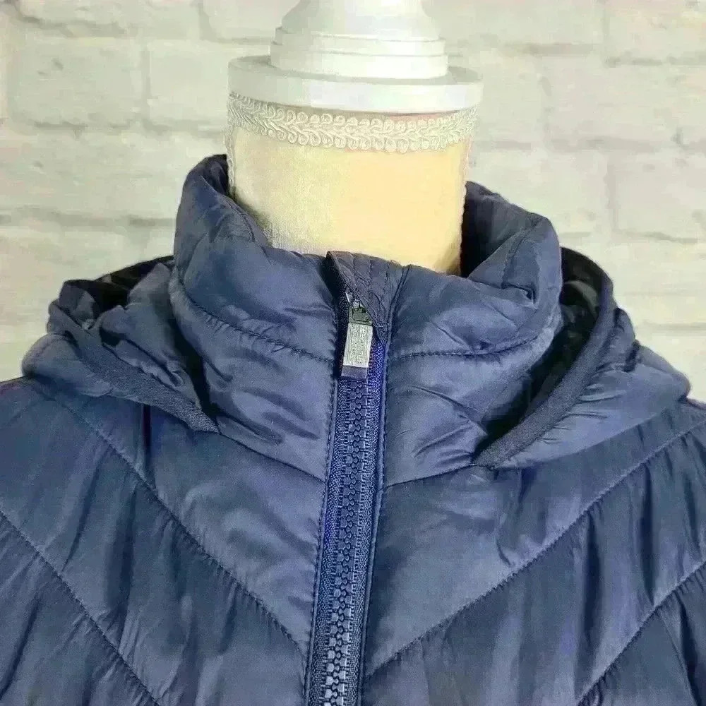 Tommy Hilfiger Sport Womens Puffer Jacket Sz L - Picture 6 of 12